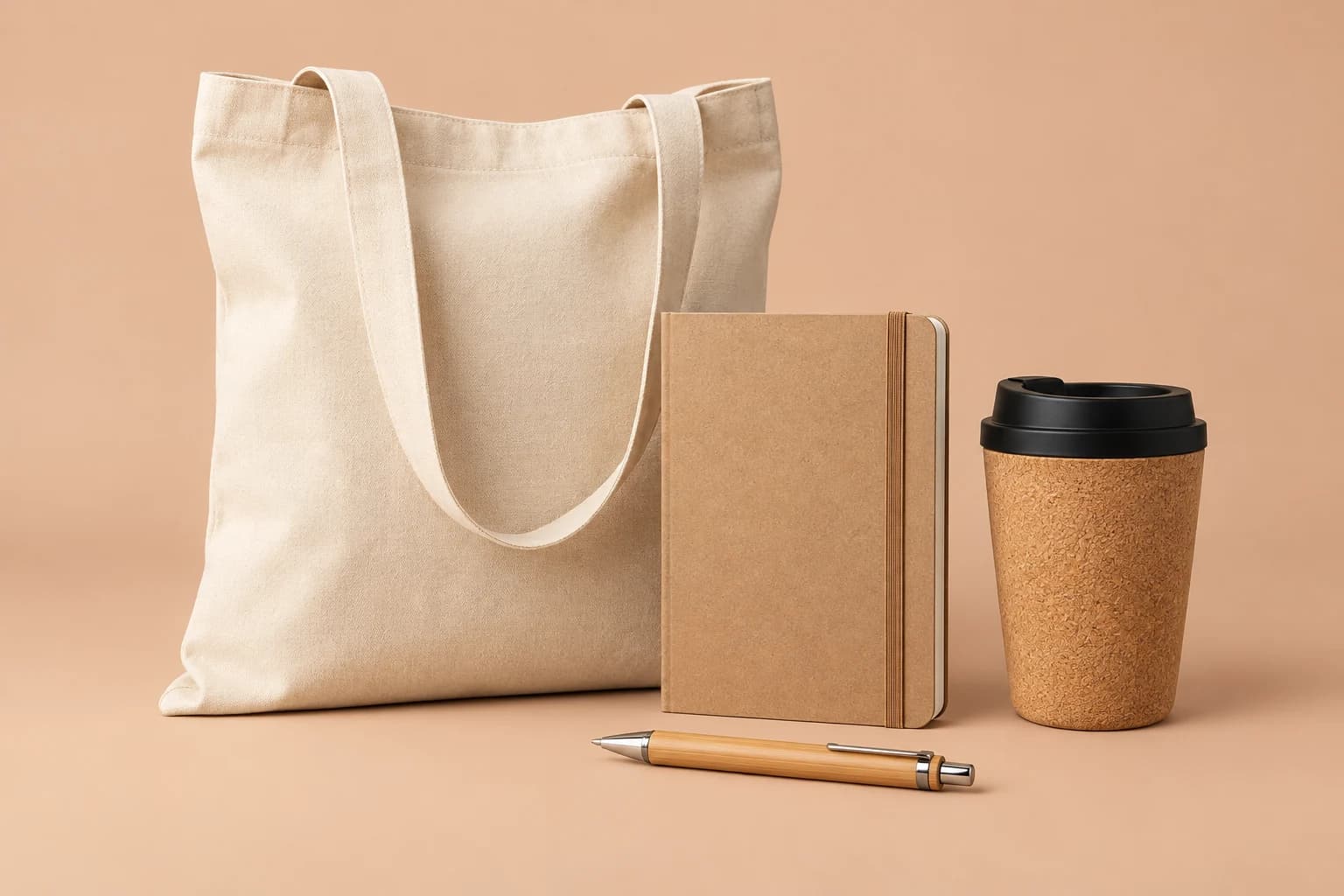 Illustrative eco friendly products merchandise arrangement
