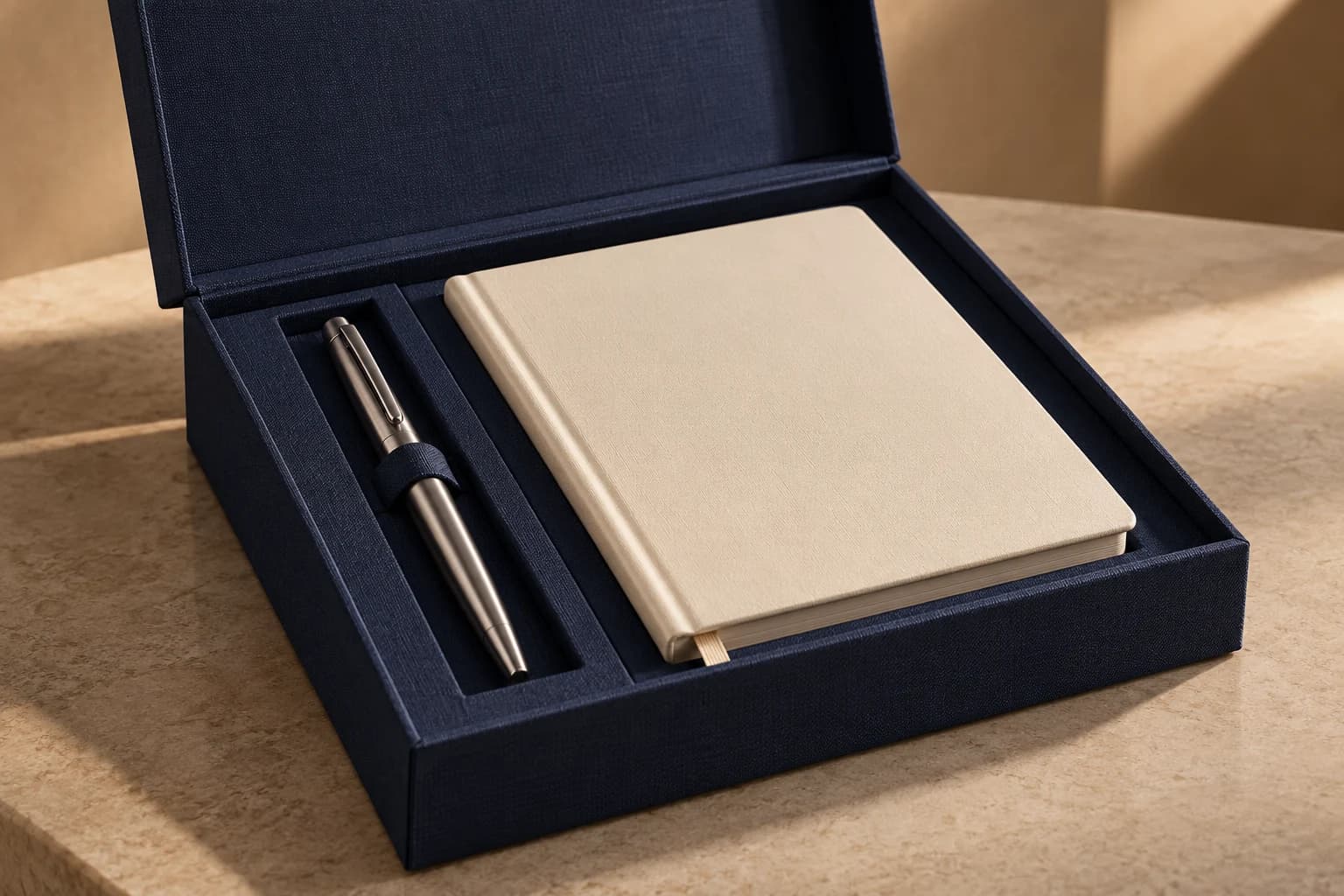 Illustrative corporate gifting program scene